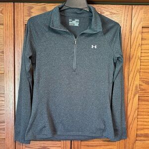 Women’s Under Armour Gray Quarter-Zip Pullover size medium
